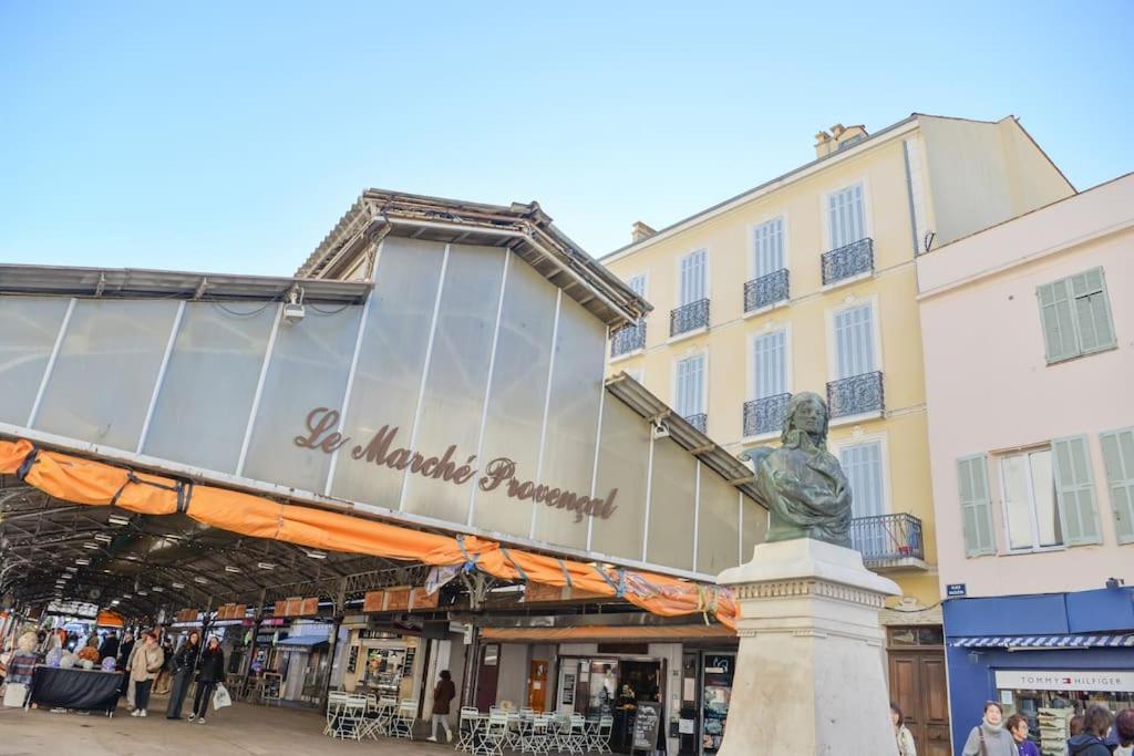 דירות Old Town Antibes Superb New Flat, For 3, Ac, Wi-Fi מראה חיצוני תמונה