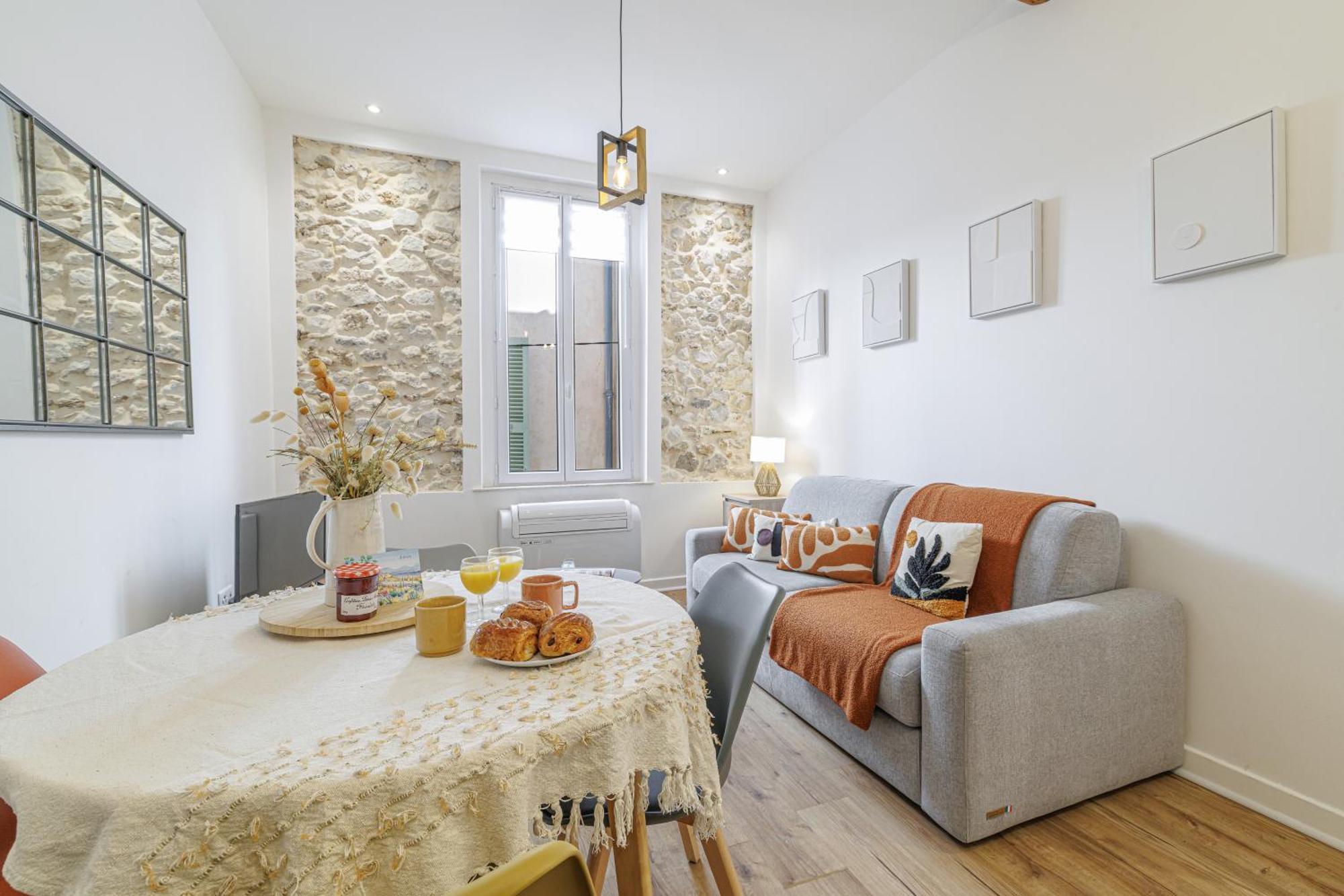 דירות Old Town Antibes Superb New Flat, For 3, Ac, Wi-Fi מראה חיצוני תמונה
